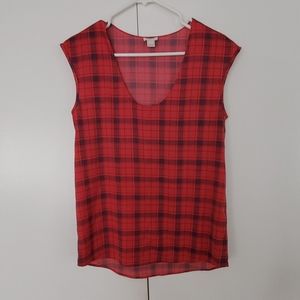❤ J.Crew Plaid Tank Top❤